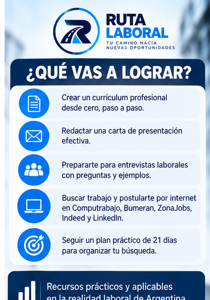 Ruta Laboral — Guía completa para buscar trabajo + 5 bonos