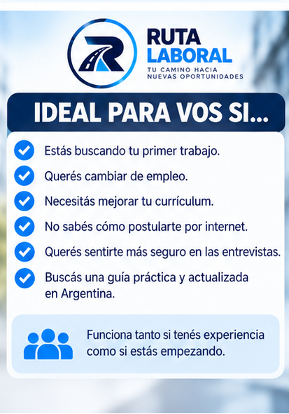 Ruta Laboral — Guía completa para buscar trabajo + 5 bonos